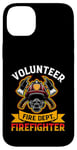 Coque pour iPhone 14 Plus Emblème de pompier Brave Hero Fire Dept