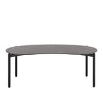 Kartell - Undique Low Table 120x60 Black Legs Black Terrazzo - Sofabord - Patricia Urquiola - Svart - Metall/Stein