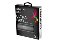 Adata Se760 - Ssd - 2 Tb - Ekstern (Bærbar) - Usb 3.2 Gen 2 (Usb-C Kontakt) - Titangrå