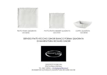 Richard Ginori - Vecchio Ginori Square - 18 Piece Dinner Set for 6 People