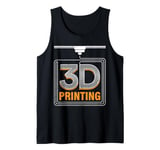 3D PRINTING 3-D Print Filaments Nerd GCode 3D Printer Tank Top