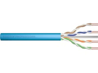 Digitus Digitus Installationskabel Cat.6A, U/Utp, B2ca, Awg 23/1, Lsoh, 100M, Blå