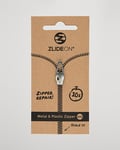 ZlideOn Normal  Plastic & Metal Zipper Silver XXS