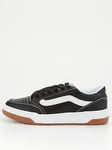 Vans Men's Hylane Trainers - Black/white, Black/White, Size 6, Men