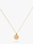 kate spade new york Mini Initial Pave Cubic Zirconia Pendant Necklace