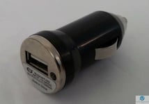 BLACK Universal Single USB Cable Car Cigarette Lighter Charger Adapter 1 Phone