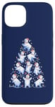 Coque pour iPhone 13 Ours polaire Arbre de Noël Drôle Ours de glace Vacances