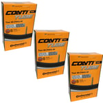 3x Continental Tour 28 700 x 32-47c Bike Inner Tubes with 42mm Presta Valves