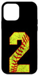 Coque pour iPhone 12 mini Softball #2 Fast Pitch Love Softball Joueur préféré de la maman