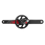 Sram Crank X01 Aigle Fat Bike 5" 12S W Montage Direct 30T X-Sync 2 (Dub Chainring Coupes/Galet Non Inclus) Manivelles Unisex-Adult, Noir, 175mm