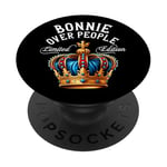 Couronne humoristique avec nom Bonnie Over People PopSockets PopGrip Adhésif