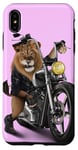 Coque pour iPhone XS Max Lion Riding Classic Chopper Moto