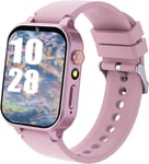 Montre Connectée Enfant- 1.54¿Ip67 Résistant Montre Intelligente Enfant Avec Réveil 26 Jeux Carte D'apprentissage Livre Audio Appareil Photo Lecteur Vidéo Enregistreur De Musique Calculatrice