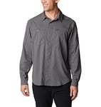 Columbia Men's Silver Ridge Utility Lite Long Sleeve Hiking Shirt, City Grey, Small