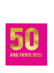 Redback Cards Fab 50 Birthday Card