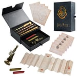 Harry Potter Papeterie Enfant, Coffret Stylo Baguette et Papier à Lettre