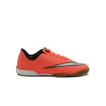 Nike Childrens Unisex Mercurial Vortex II IC LaceUp Orange Synthet Kids Football Boots 651643 803 - Size UK 4.5