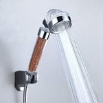 Pomme de douche à économie d'eau - Augmentation de la pression - Avec filtre anti-calcaire - Filtre ionique - Douche de pluie pour une sensation de bien-être