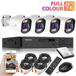 Colour CCTV Camera System HD 5MP Lite 1080P DVR Home Security 1TB Hard Drive