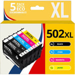 Pack 5 cartouches compatibles EPSON 502XL - 123CONSOMMABLES