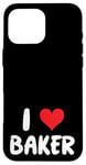 iPhone 16 Pro Max I Love Baker - Heart Case