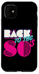 Coque pour iPhone 11 Cool Back to 80's, vintage rétro 80's Outfit Graphic Design