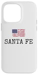 Coque pour iPhone 14 Pro Max Santa Fe City, États-Unis, drapeau, État, voyages, États-Unis, Amérique, femmes, hommes