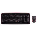 Logitech wireless combo mk330 clavier souris incluse bureau usb azerty français noir