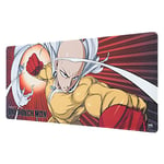 Grupo Erik - Tapis de Souris XXL One Punch Man, Saitama - Tapis de Bureau 80 x 35 cm, Sous Licence Officielle| Sous Main Bureau, Accessoire pour PC, Tapis de Souris Gamer