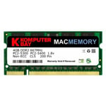 Komputerbay Apple Mac Mmoire 4 Go D'Apple Seul Bâton De 4 Go Pc2-5300 Ddr2 667 Mhz Sodimm Pour Imac Et Macbook Mémoire