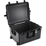 PELI 1637 Air Valise allégée à roulettes pour Équipement Photographique et Drone, résistante à l'eau et à la poussière, capacité de 89L, fabriquée aux États-Unis, sans Mousse, Couleur: Noire