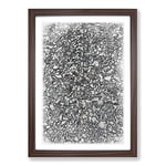 Big Box Art One Thousand Pebbles in Abstract Framed Wall Art Picture Print Ready to Hang, Walnut A2 (62 x 45 cm)