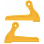 2pcs jaunes poussoirs,outil de sécurité pour scie circulaire de table et banc,scie à bois batons de sécurité pour table à bois,table de toupie GROOFOO