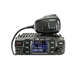 Radio CB CRT 2000H, 4W, AM/FM, 12V, ASQ, Balayage, écran Couleur, programmable