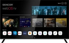 SENCOR Smart TV 4K 65 Pouces - Téléviseur 164cm Qualité Cinéma, Dolby Digital Plus - ThinQ AI et Assistant Vocal Google/Alexa, APP, Magic Remote, Netflix, Disney+ et Plus Encore...