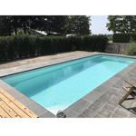 PoolExperten Poolpaket Glasfiberpool - 8x3,2m - Aspö - Med smart styrning