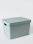 John Lewis ANYDAY Stackable Plastic Storage Box with Lid, Large