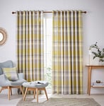 Helena Springfield London, Nora Lined Curtains Chartreuse, 167 x 228 cm