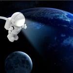 Flexible Astronaut Led Usb Night Light Mini Reading Lamp For Laptop 'pc Noteb Ky