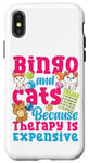 iPhone X/XS Bingo Player Cat Bingo And Cats Because Therapy Is Expensive Case