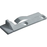 HETTICH 9237711 Wing-Line Ouvert droit (ferrure de porte coulissante) pour une armoire avec portes coulissantes en plastique gris, argent