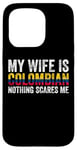 iPhone 15 Pro Proud Husband of Colombian Wife Humor and Pride Vintage Case