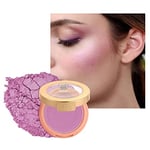 Oulac Violet Blush Maquillage Teint froid, Couleur Riche, Résistant à L'eau et à La Transpiration, Longue Durée, Fini Mat, Adapté À Différents Groupes De Peau, 4,8 g,Believe