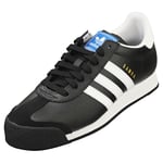 adidas Samoa Mens Casual Trainers in Black White - 12 UK