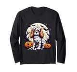 spooky Cavalier King Charles Spaniel mummy Long Sleeve T-Shirt