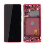 Original Samsung Galaxy S20 FE 5G G781F Écran Tactile D'Affichage LCD Rouge