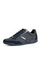 BOSS Homme Saturn Low Profile Baskets Basses, Noir foncé, 42 EU