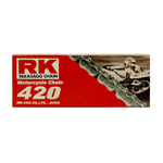 Kedja 420 rk - Kedjor gunmetal standard m420 x 104 links naturlig series kollegierat stål