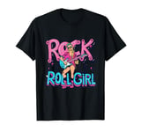 Rock N Roll Girl Retro Female Rock Star Music Halloween T-Shirt