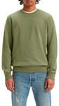 Levi's Men's Crew Sweatshirt, Moss Olive 0908736, S